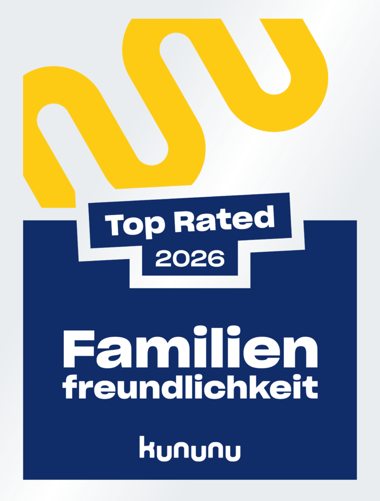 Kununu Siegel Top Rated Familienfreundlichkeit 2026